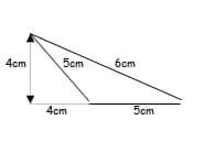 Area of a triangle.
