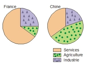 Pie chart and statistics