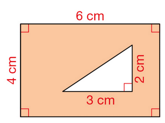 Area of the orange surface