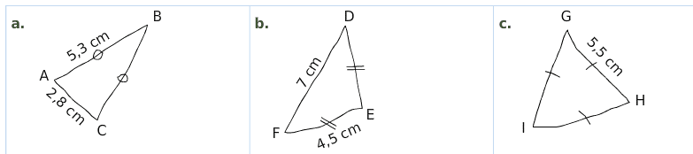 triangle et quadrilatère