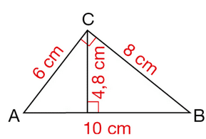 Périmètre aire d'un triangle