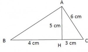 Hauteur d'un triangle