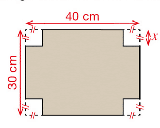 Rectangular board and literal calculation
