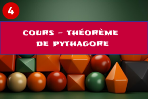 Théorème de Pythagore : cours de maths en 4ème